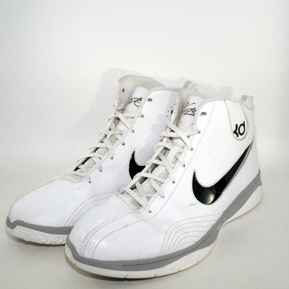 2009 Nike KD 1 White Black OG Kevin Durant Sneaker Mens US 13 344472-103 - Picture 2 of 14